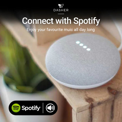 Google Nest Mini 2nd Generation Smart Speaker with Google Assistant Bluetooth Speaker with English and Muliti Language Compatibility for Use Anywhere