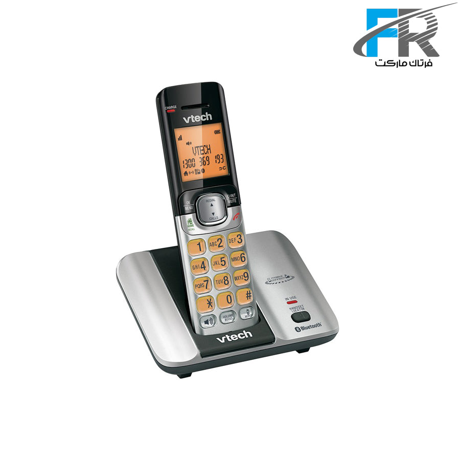 Vtech CS6519A, Digital Cordless Phone with Bluetooth Mobile Connect, Caller ID Power Fail Back-up and Volume Booster