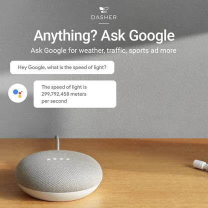 Google Nest Mini 2nd Generation Smart Speaker with Google Assistant Bluetooth Speaker with English and Muliti Language Compatibility for Use Anywhere