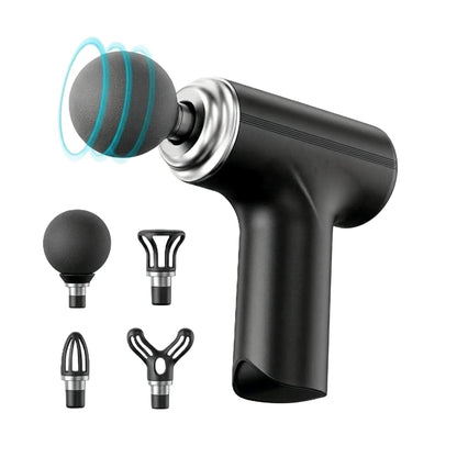 Massage Gun Deep Tissue, Muscle & Body Pain Relief | Special Body Massager for Pain Relief | Massage Gun for Back Leg & Full Body, Neck, Shoulder, Back, Foot | 4 Specialized Heads For Full Body Pain Relief