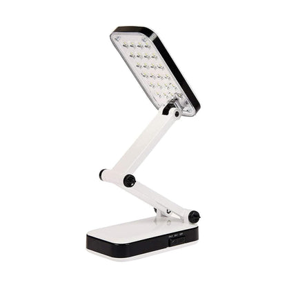 LED Rechargeable Desk Lamp DP-666 Portable Light Electric Charging Bulb Emergency Light For Home Office Study Table Lamp Desk Light Long Battery Life Upto 4 Hrs