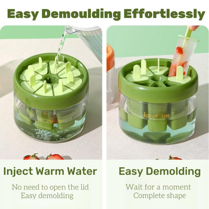 Ice Lolly Molds, 6 Pieces Ice Molds Reusable Pop Molds Set with Lid Sticks and Ice Bucket, DIY Ice Pop Mold, Easy Release BPA Free Ice Cream Mold, Summer 2026