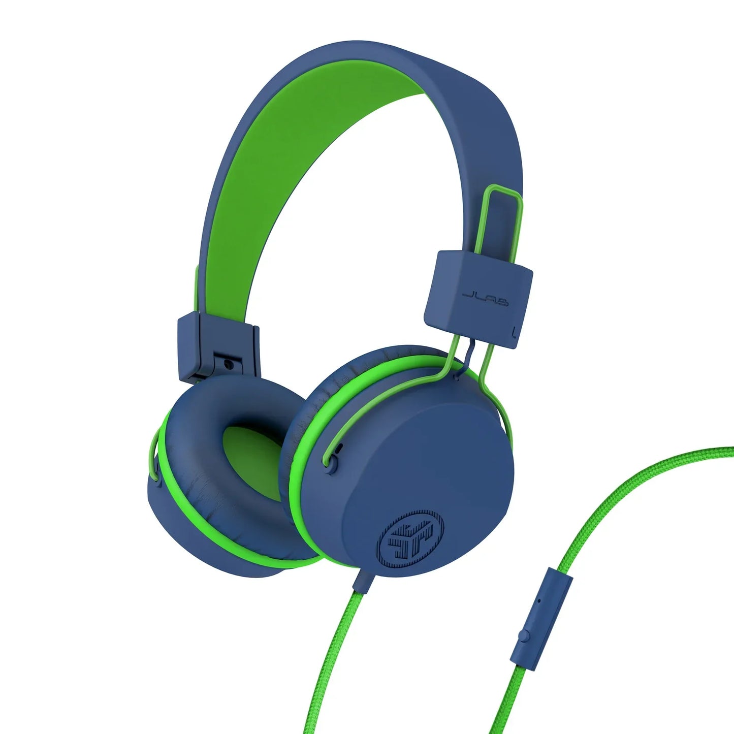 JLab JBuddies Studio On-Ear Kids Wired Headphones, Toddler Headphones, Kid Safe, Studio Volume Safe, Volume Limiter, Folding, Adjustable, Noise Isolation, with Mic