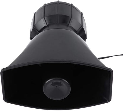 Siren 12 V, 7 Tone Sound Horn, Car Siren Speaker, Car Horn, Emergency Amplifier Alarm Trumpet, Speaker System, Horn 12 V,
