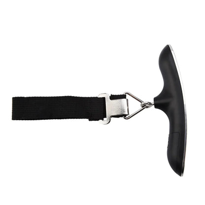 50kg Luggage Scale Portable Digital Weight Scale for Travel Suitcase, Electronic Suitcase Scale Hanging Scales Luggage Weighing Scale Lightweigh for Travel 50Kg Capacity, Black