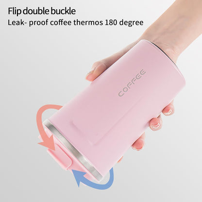 Stainless Steel Vacuum Insulated Travel Coffee Mug, Led Temperature Display Insulated Tumbler, Leak Proof with Lid Keeps Cold and Warm, Suitable for Coffee, Tea and Beer - 510ml