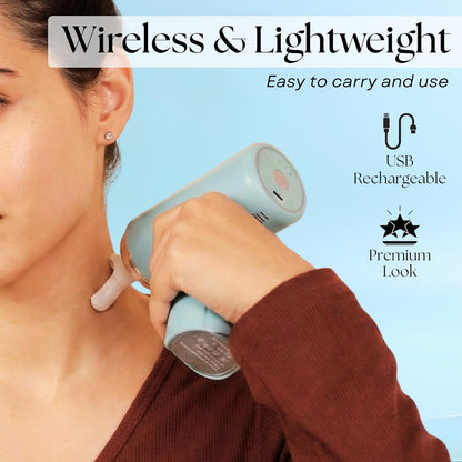 Massage Gun Deep Tissue, Muscle & Body Pain Relief | Special Body Massager for Pain Relief | Massage Gun for Back Leg & Full Body, Neck, Shoulder, Back, Foot | 4 Specialized Heads For Full Body Pain Relief