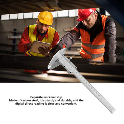 0.02MM Precision Vernier Caliper Vernier Measuring Tool Metal Vernier Caliper Convenient for Vernier Measuring Tool for Archaeological Measurement