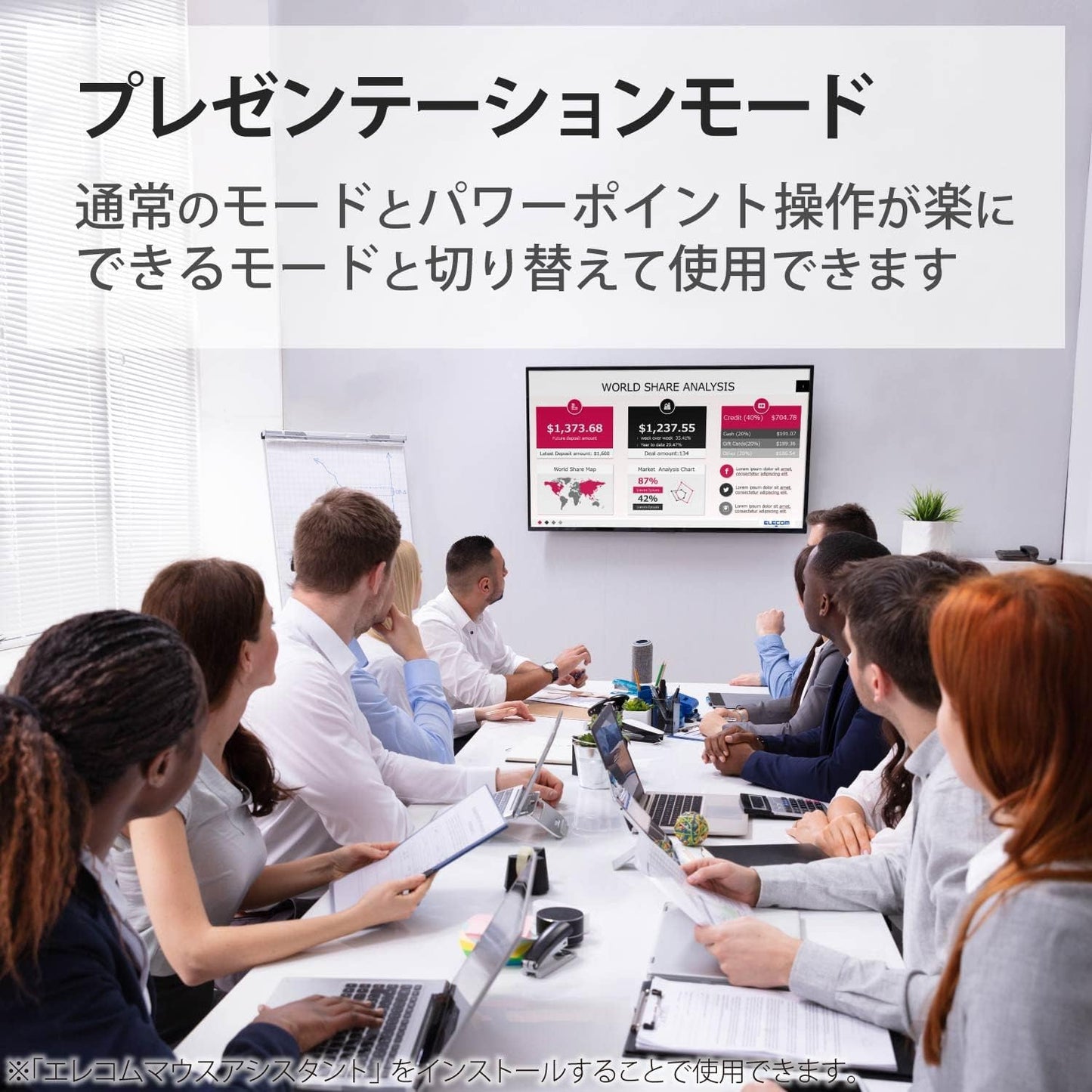 Like A New Elecom M-TM10BBBK/EC Bluetooth Slint Wireless Mouse, Thin, Silent, 4 Buttons, Presentation Mode Function, Compatible with Windows, Mac, Android, IOS iPadOS, FireOS (Black)