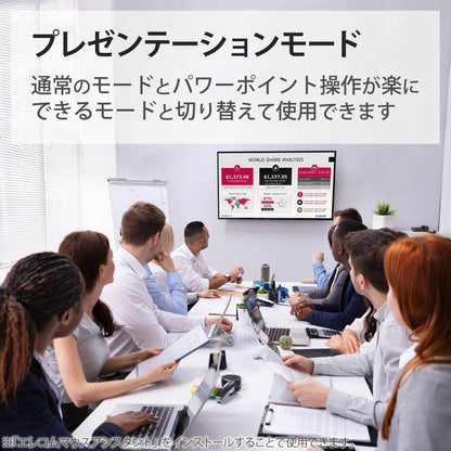 Like A New Elecom M-TM10BBBK/EC Bluetooth Slint Wireless Mouse, Thin, Silent, 4 Buttons, Presentation Mode Function, Compatible with Windows, Mac, Android, IOS iPadOS, FireOS (Black)