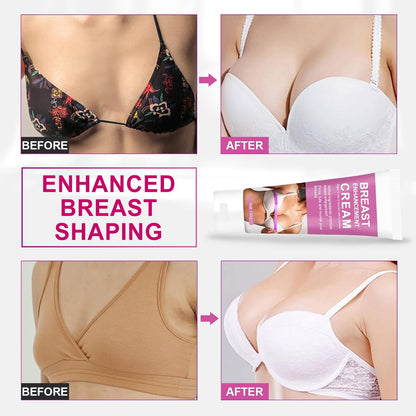 Bust Enhancement Cream, Natural Bust Enlargement Cream Fast Growth, Firming and Lifting Cream, Nourishing to Push Up Bust with Perfect Body Curve