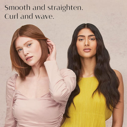 Like A New T3 SinglePass StyleMax Professional 1" Ceramic Flat Iron with Custom Heat Automation, 9 Heat Settings, Longer Ceramic Plates, for Straightening, Waving, Curling & Styling