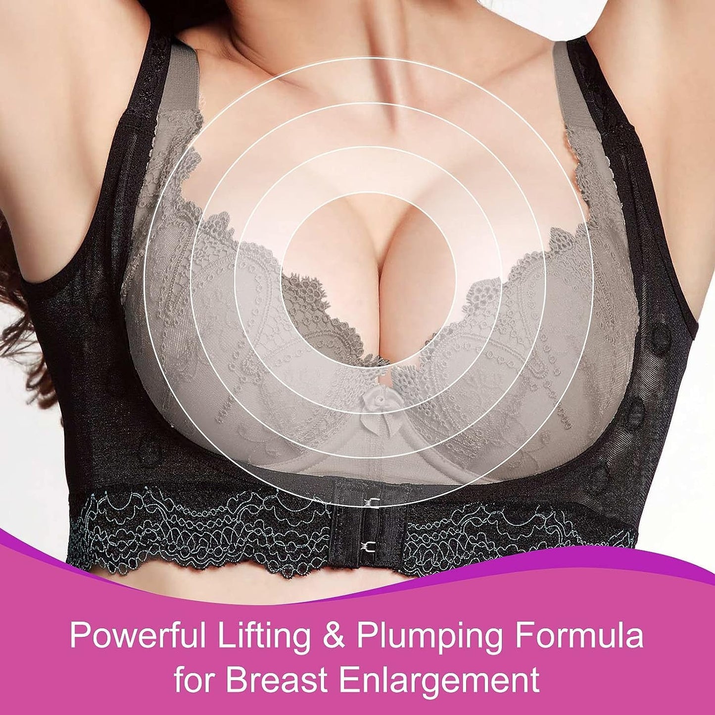 Bust Enhancement Cream, Natural Bust Enlargement Cream Fast Growth, Firming and Lifting Cream, Nourishing to Push Up Bust with Perfect Body Curve