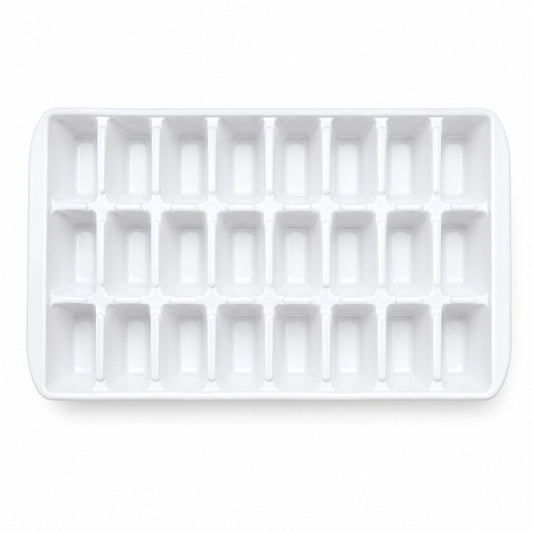 Ice cube tray 24 cube Easy To Release Ice Trays, Ice Mould, Large Ice Cubes Maker, Single Rope Handle Design Home Shop