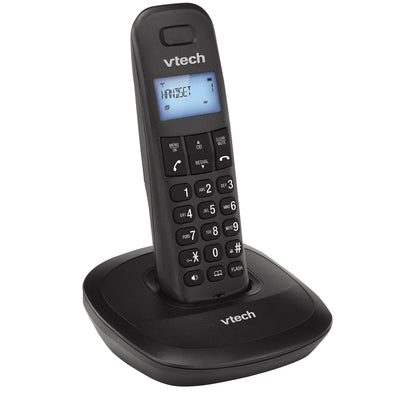 Vtech Digital Cordless Phone With Handset Speakerphone Caller ID / Call Waiting Black (ES1810A)