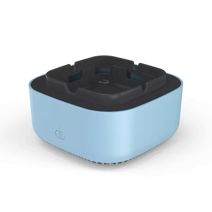 Smokeless Ashtray - 2 In 1 Multifunctional Ashtray Air Purifier Ashtray with Filter,Multifunctional Portable Negative Ion Air Freshener for Business Car Home Office