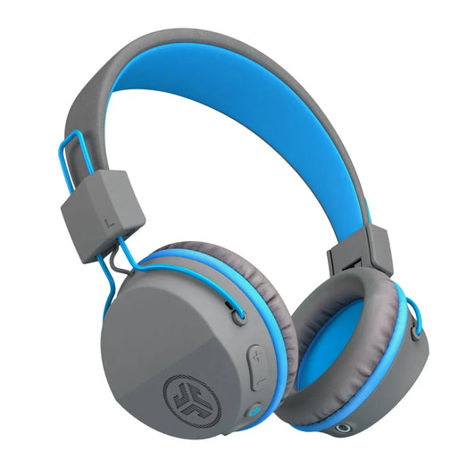 JLab JBuddies Studio Kids Headphones Wireless - Bluetooth Headphones Kids for Boys & Girls, Volume Limited Childrens Earphones with Mic, 24+ Hr Playtime, Noise Isolation, Sharing & Wired Mode