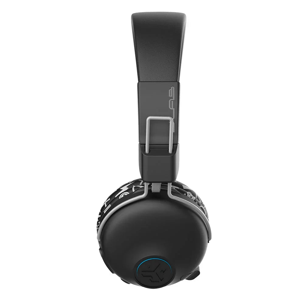 JLab JBuddies Play Gaming Headset, Wireless Headphones, 22+ Hour Bluetooth Playtime on Mobile, Volume Safe, Cable for Gaming PC, Console, Retractable Mic, Quick Mute