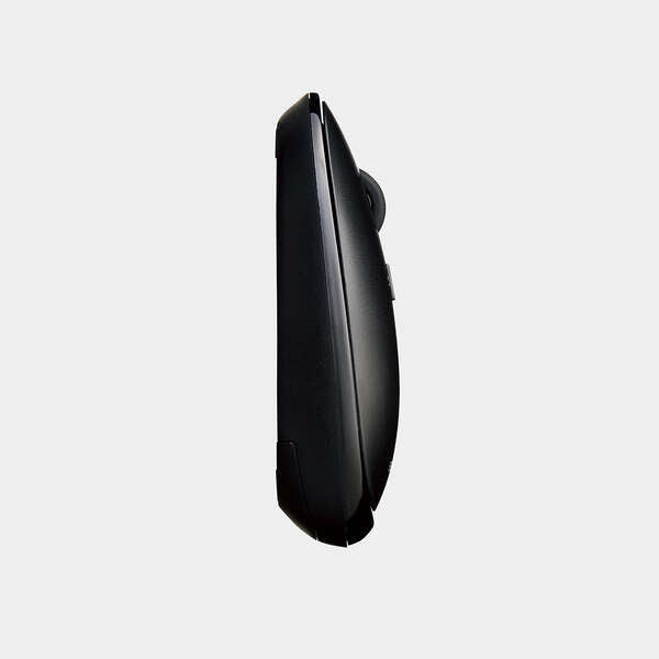 Like A New Elecom M-TM10BBBK/EC Bluetooth Slint Wireless Mouse, Thin, Silent, 4 Buttons, Presentation Mode Function, Compatible with Windows, Mac, Android, IOS iPadOS, FireOS (Black)