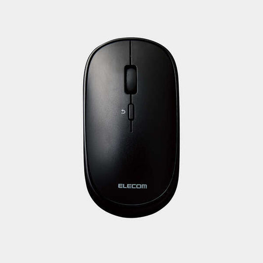 Like A New Elecom M-TM10BBBK/EC Bluetooth Slint Wireless Mouse, Thin, Silent, 4 Buttons, Presentation Mode Function, Compatible with Windows, Mac, Android, IOS iPadOS, FireOS (Black)