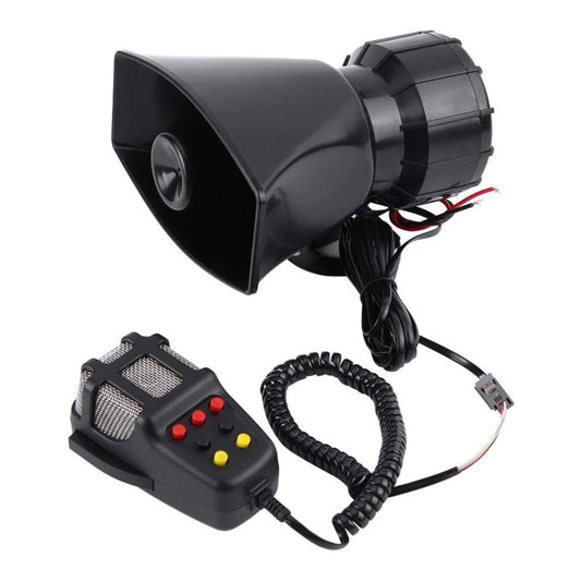 Siren 12 V, 7 Tone Sound Horn, Car Siren Speaker, Car Horn, Emergency Amplifier Alarm Trumpet, Speaker System, Horn 12 V,