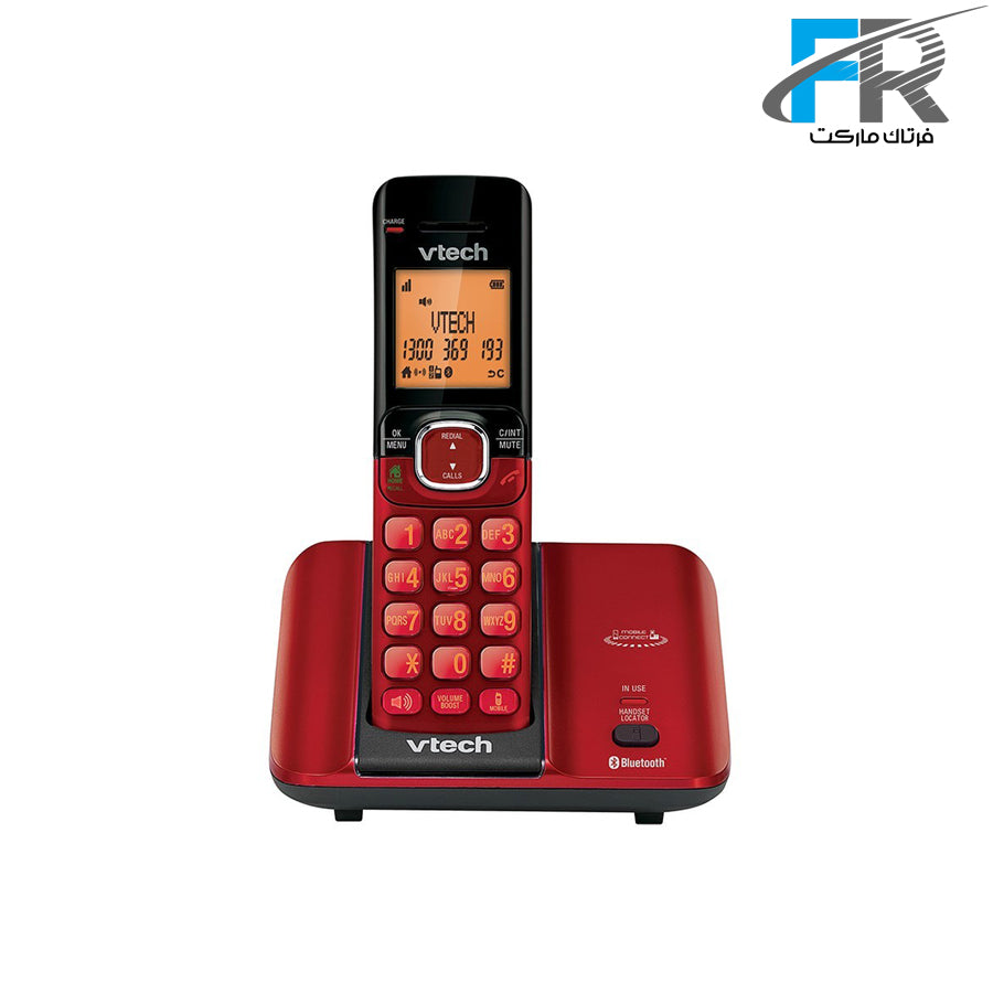 Vtech CS6519A, Digital Cordless Phone with Bluetooth Mobile Connect, Caller ID Power Fail Back-up and Volume Booster