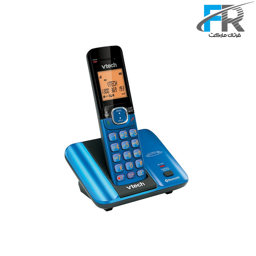 Vtech CS6519A, Digital Cordless Phone with Bluetooth Mobile Connect, Caller ID Power Fail Back-up and Volume Booster