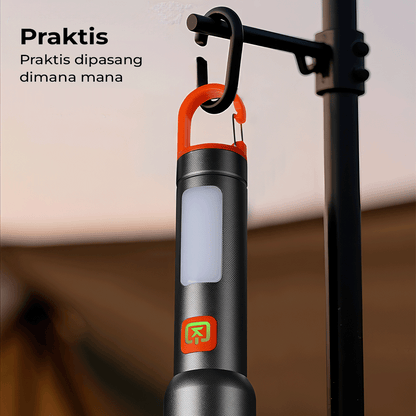 New High-Power Flashlight - 7 Mode Portable Troch , 300LM Super Bright, and Durable, a Great Outdoor Helper for the Whole Family