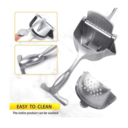 Aluminum Hand Press Juicer Manual Citrus & Fruit Juicer for Kitchen Use Sturdy Metal Juicer for Home, Kitchen & Bar Easy-to Use Manual Machine
