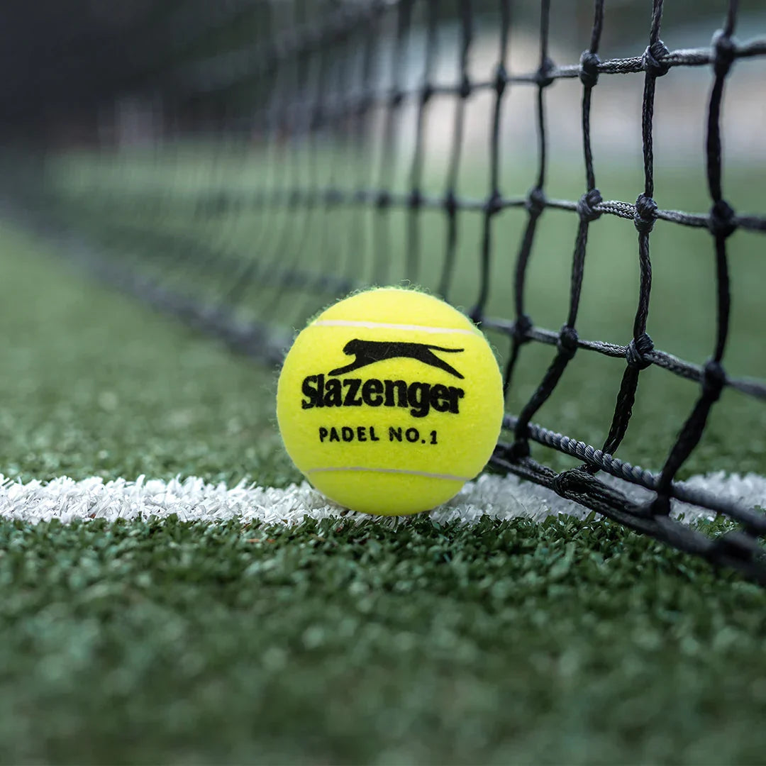 Slazenger No.1 padel ball premium performance, maximum durability Approved by the International Padel Federation (FIP) (1 TIN, 3 Balls)